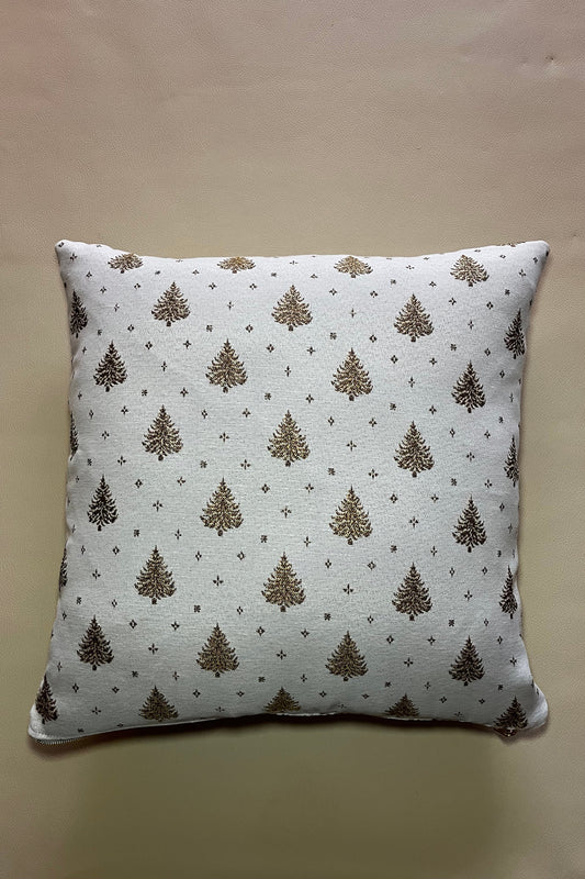 Coussin décoratif "Hiver Enneigé" - coussin cosy et élégant pour décoration intérieur