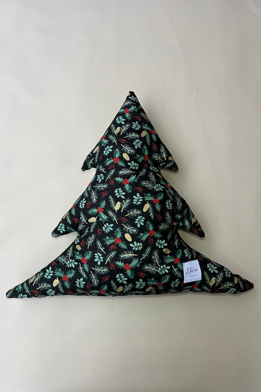 Coussin Sapin "Roi des forêts" - décoration Noël originale et cosy