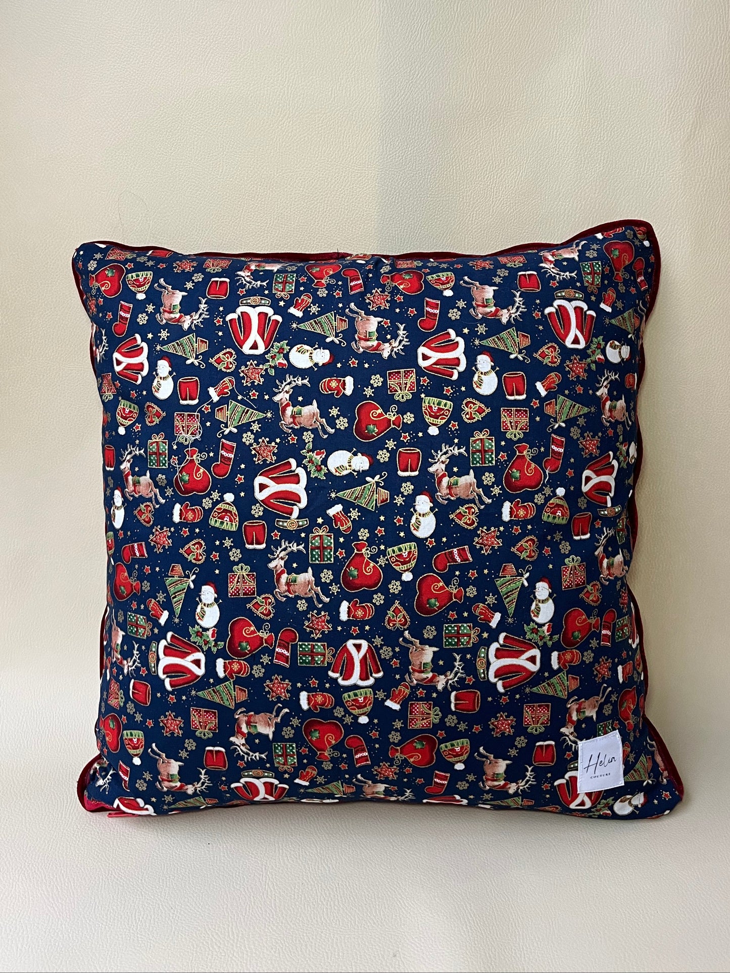 Coussin "Nostalgie de Noël"
