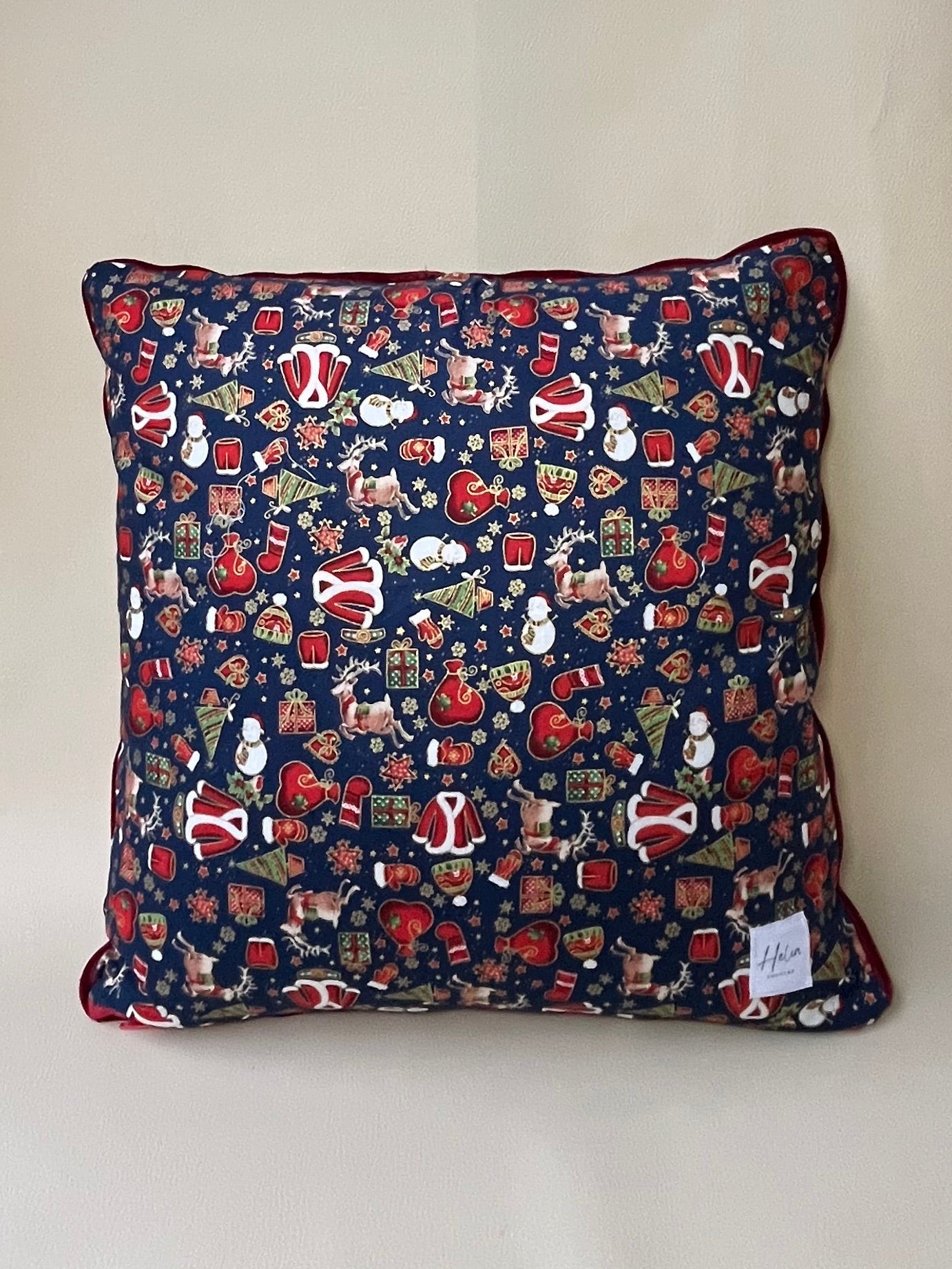 Coussin "Nostalgie de Noël"