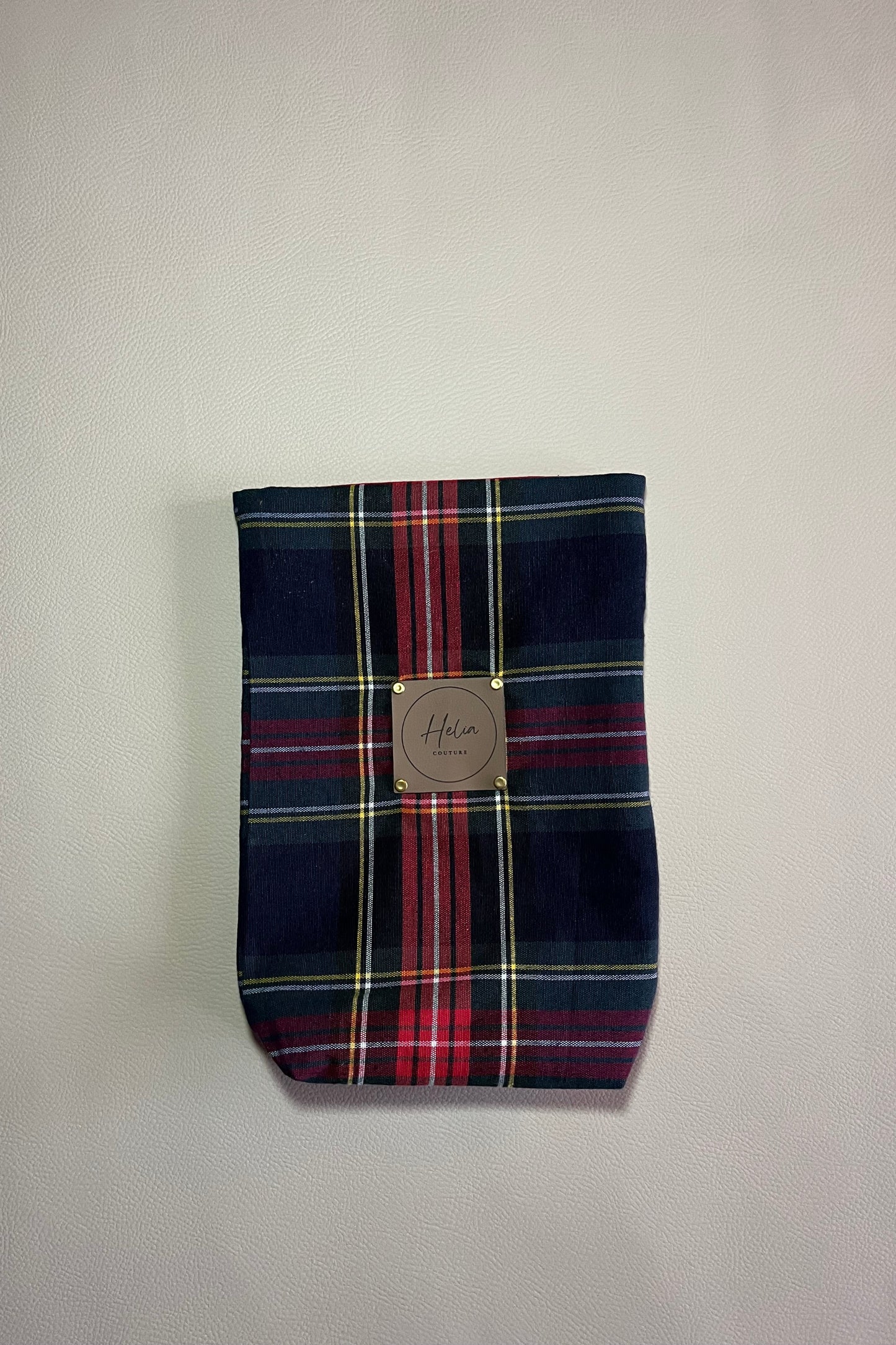 Pochette à livre "Lecture Écossaise" - protège-livre élégant et pratique
