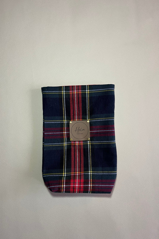 Pochette à livre "Lecture Écossaise" - protège-livre élégant et pratique