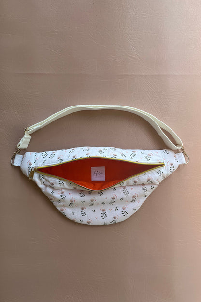 Pack "Éclosion" - Le trio irrésistible : Sac banane, Tote bag & Trousse de maquillage assortis
